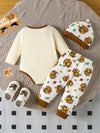 Adventure Club My 1st Thanksgiving Turkey Graphic 3-Piece Set — product view 2