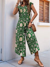 Solene Printed Crewneck Cap Sleeve Wide-Leg Jumpsuit — product view 14