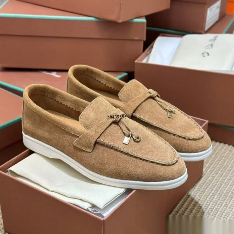 Women's British-Style Loafers - Flat Heel Slip-On Shoes for Spring Summer | Sarah Express