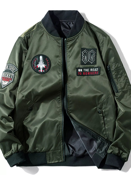 Another view: Men's Zip-Up Bomber Jacket