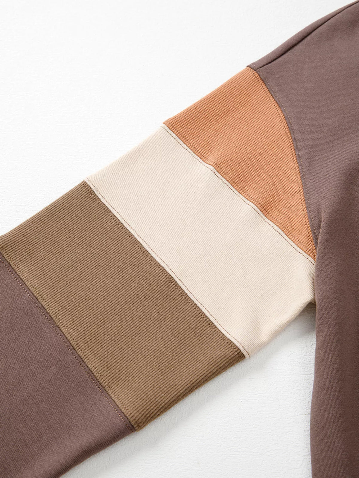 Color-Block Drop-Shoulder Sweatshirt