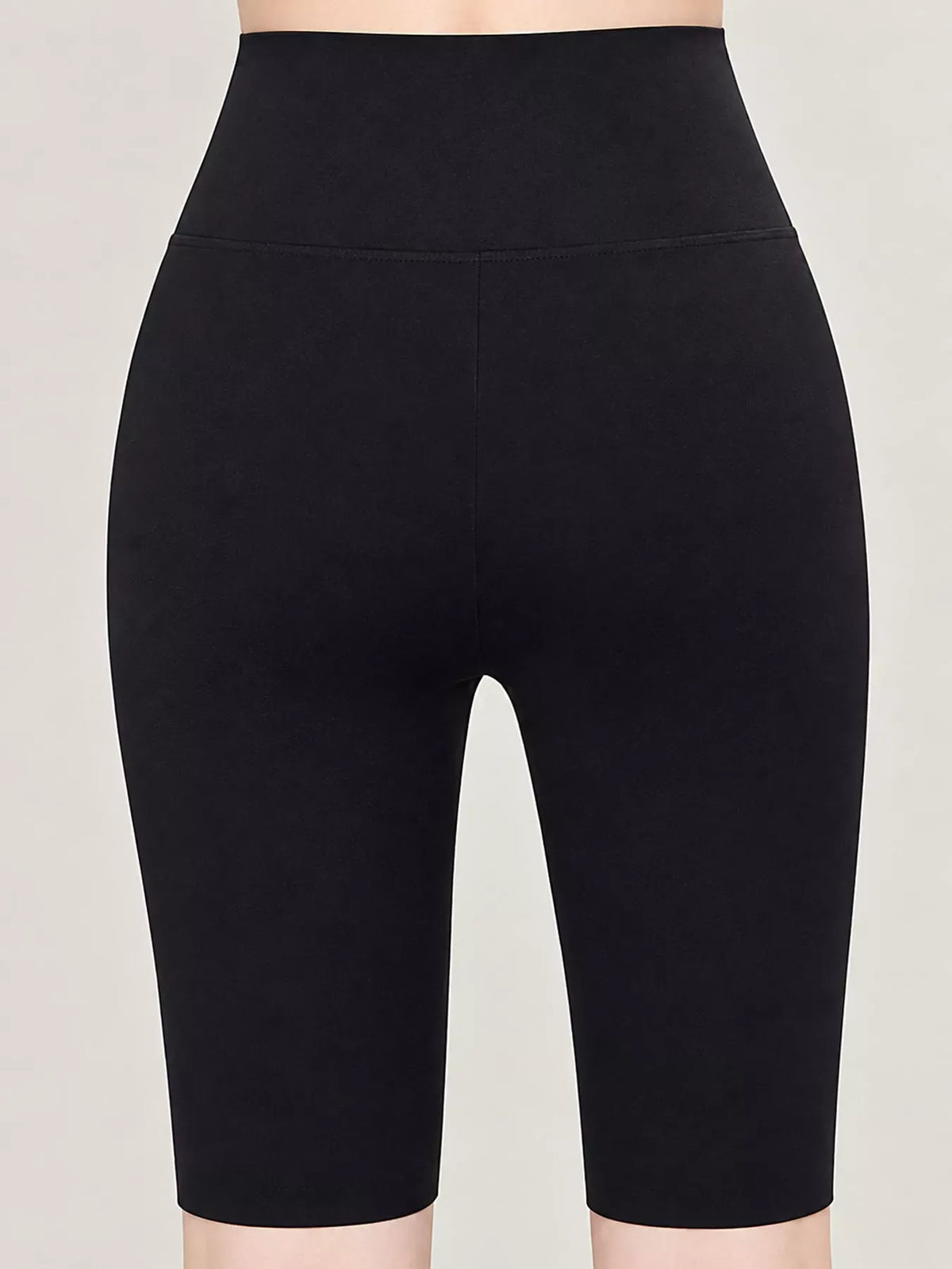 Women's High-Waisted Seamless Compression Shorts – Regular & Plus Sizes — photo 3