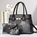Large-Capacity Women's Crossbody Shoulder Bag – Three-Piece Set | PU Leather Commuter Bag