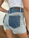 Judy Blue Marlowe Color Block Denim Shorts — product view 4