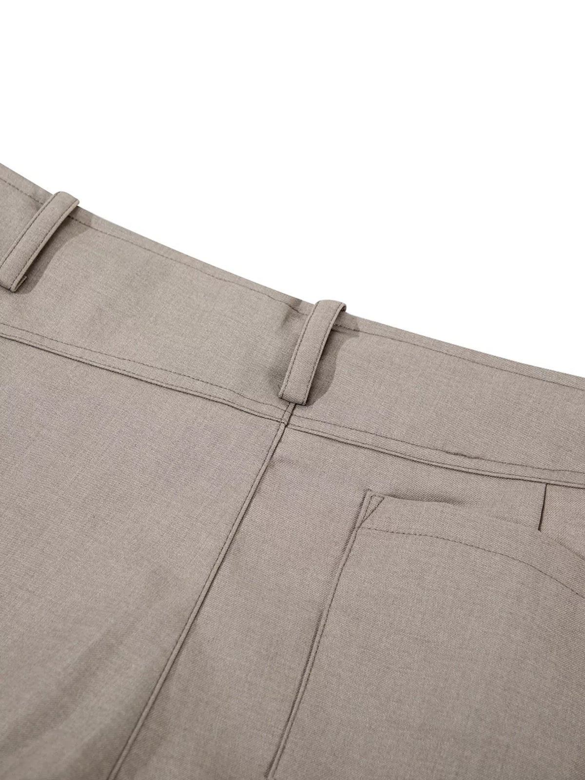 Men's High-Waisted Pleated Wide-Leg Pants