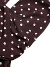 Solene Halter Neck Polka Dot Maxi Dress — product view 8