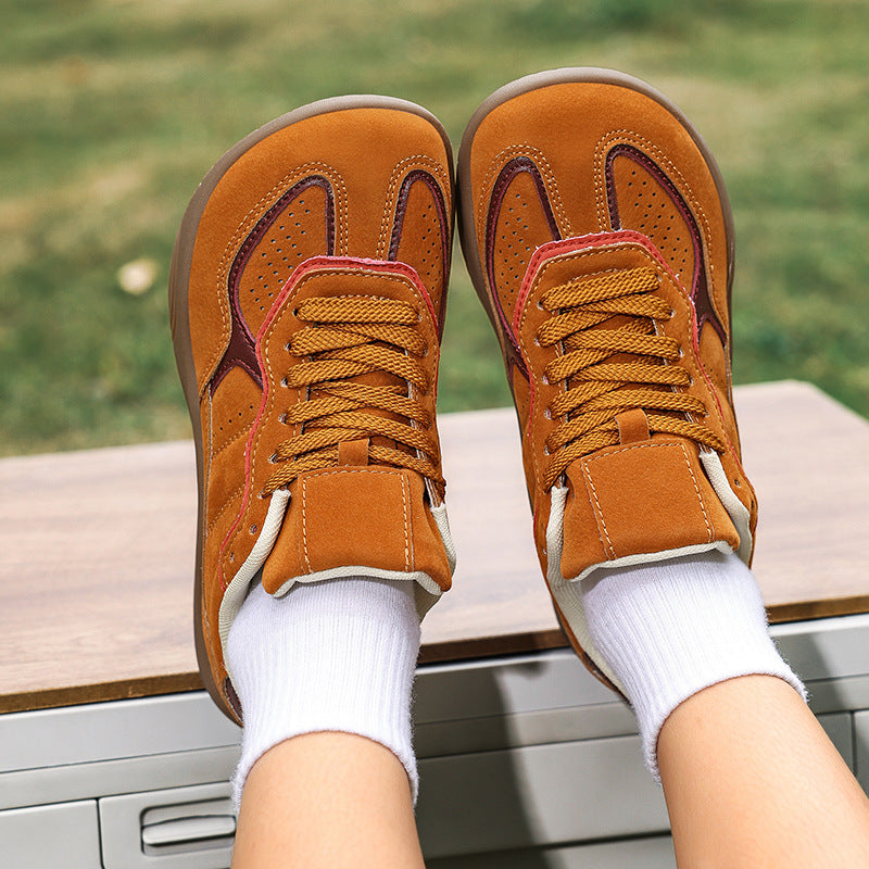 Wide Toe Hiking Shoes – Lightweight Breathable Outdoor Sneakers (Unisex)