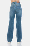 Judy Blue Blake Tummy-Control Cutoff-Hem Straight Jeans — product view 2