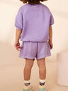 Bluebird Lane Bunny Half Sleeve Top and Shorts Set — product view 3