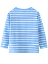 Moonbeam Dinosaur Striped Long-Sleeve T-Shirt — product view 2
