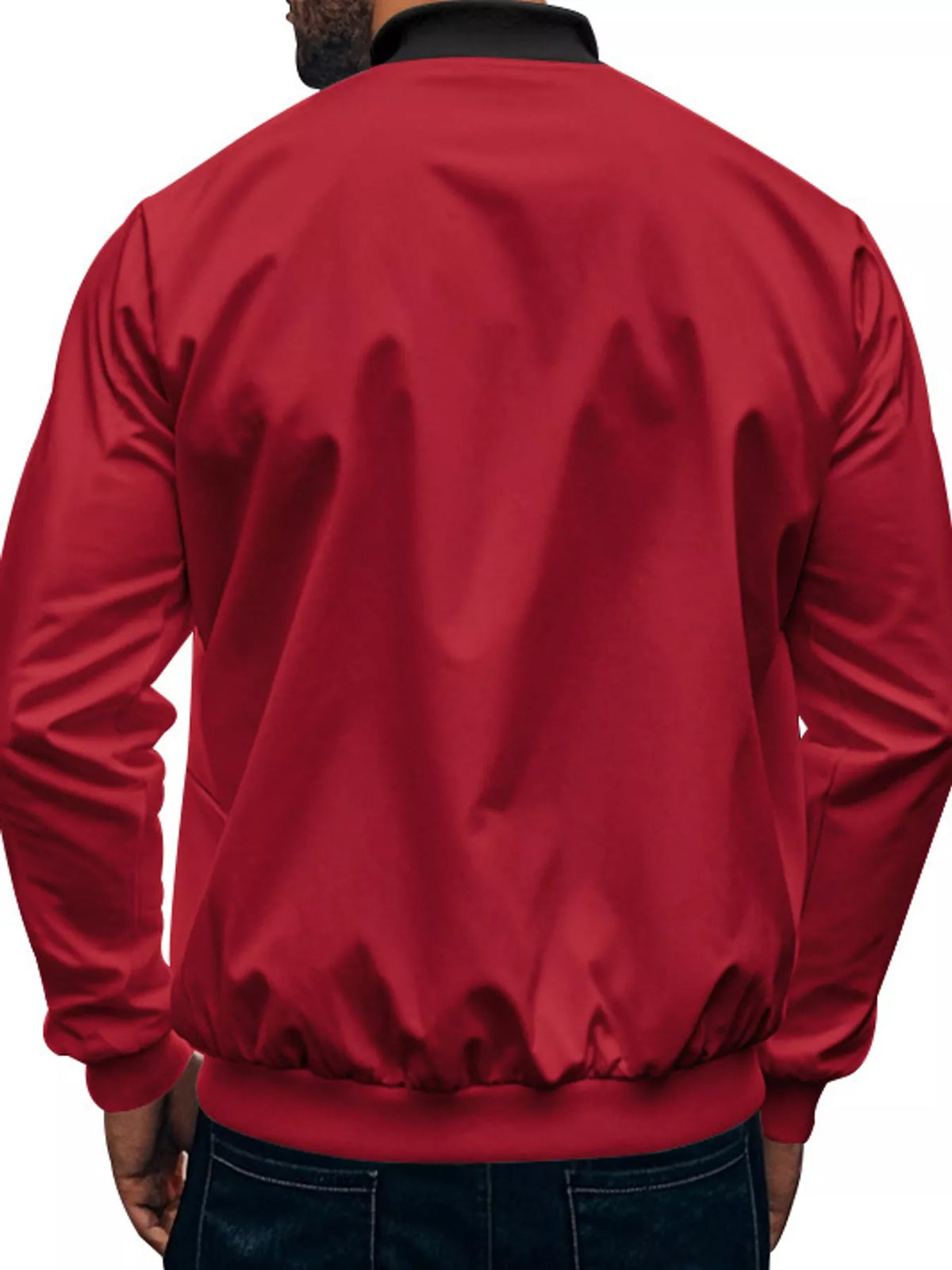 Men's Classic-Fit Zip-Up Bomber Jacket with Pockets — photo 37