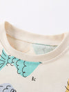 Clover Club Fish Print Crewneck T-Shirt — product view 3
