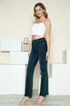 Judy Blue Sloane Button Fly Distressed-Hem Straight Jeans — product view 15