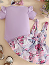 Adventure Club Ruffled Bodysuit and Dress Set with Headband — product view 2