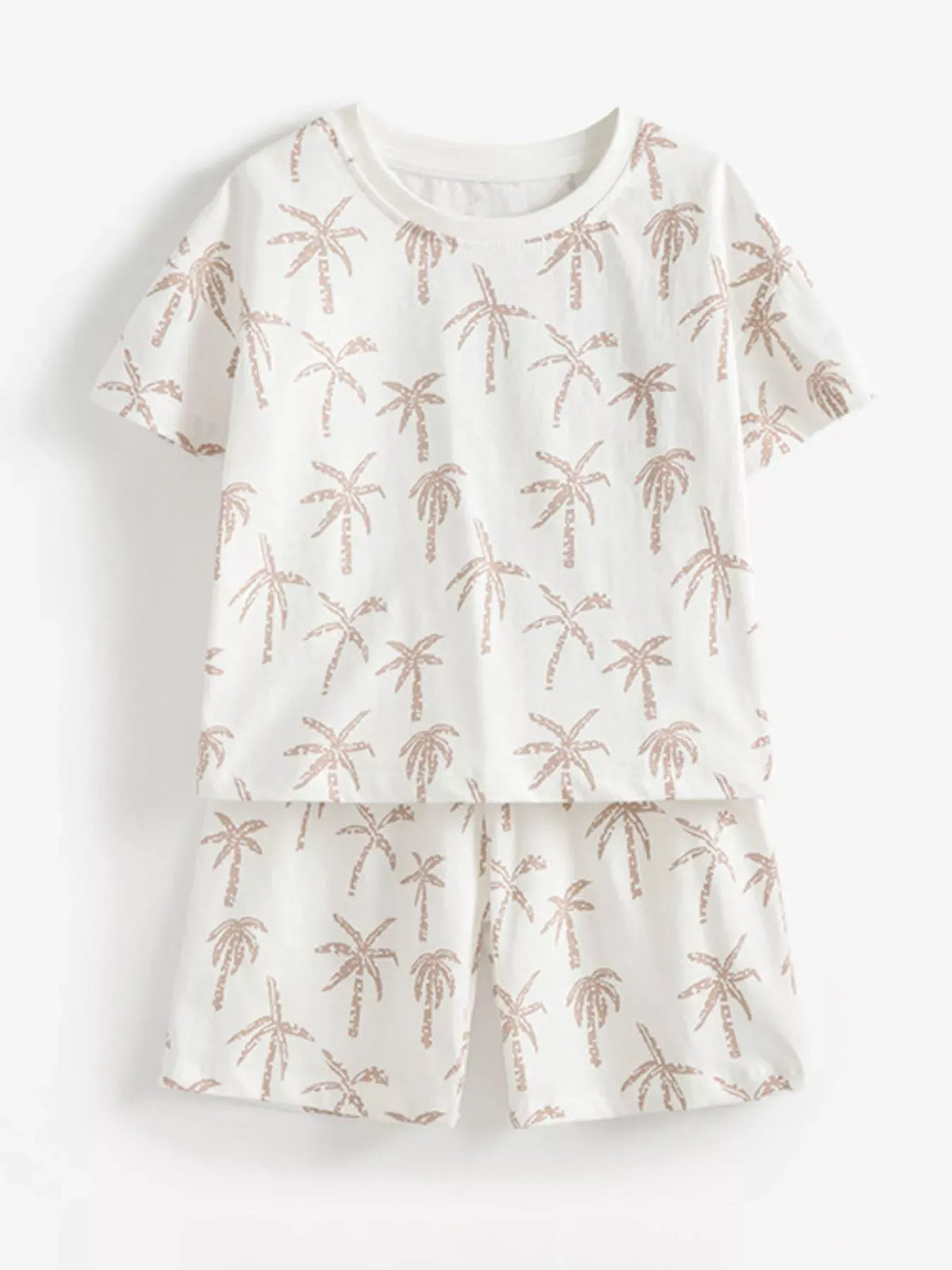 Kids' Tropical Palm Print Tee & Shorts Set — photo 2