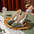 Women's Velvet Platform Heels | Petal T-Strap Stiletto Party Shoes