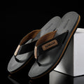 Men's Non-Slip Beach Sandals - Thick Sole Comfort Slides for Outdoor Wear