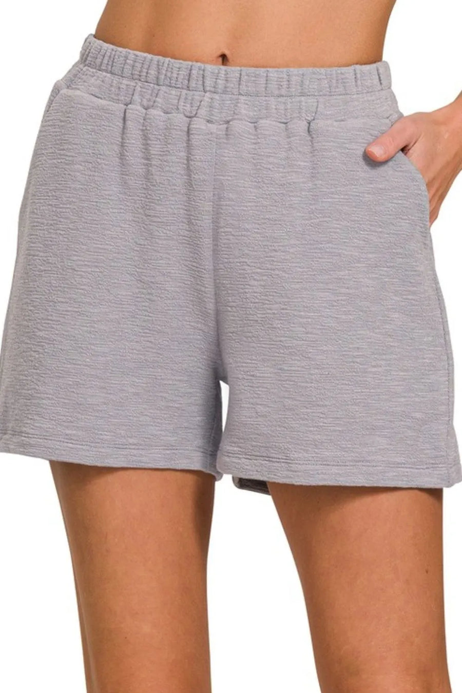 Cotton Slub Shorts — Sleet