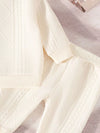 Moonbeam Textured Flower Top and Pants Set — product view 7