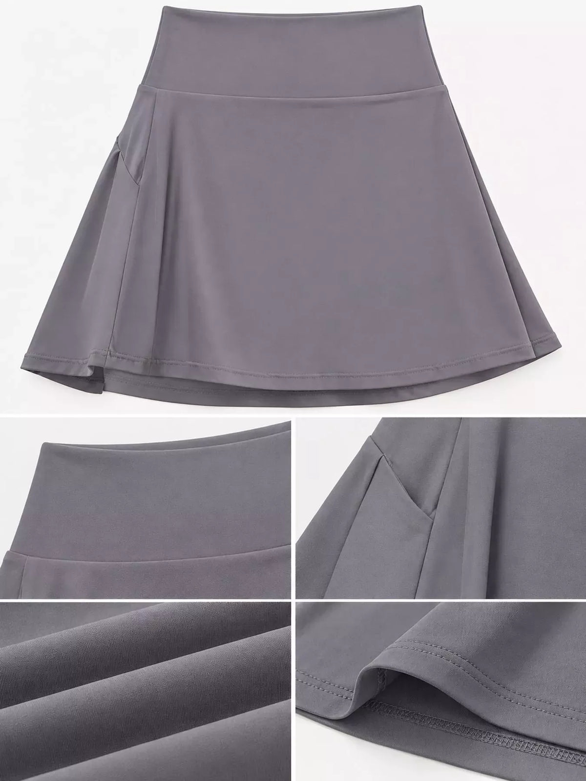 Women's High-Waisted Pleated Active Skirt — photo 19