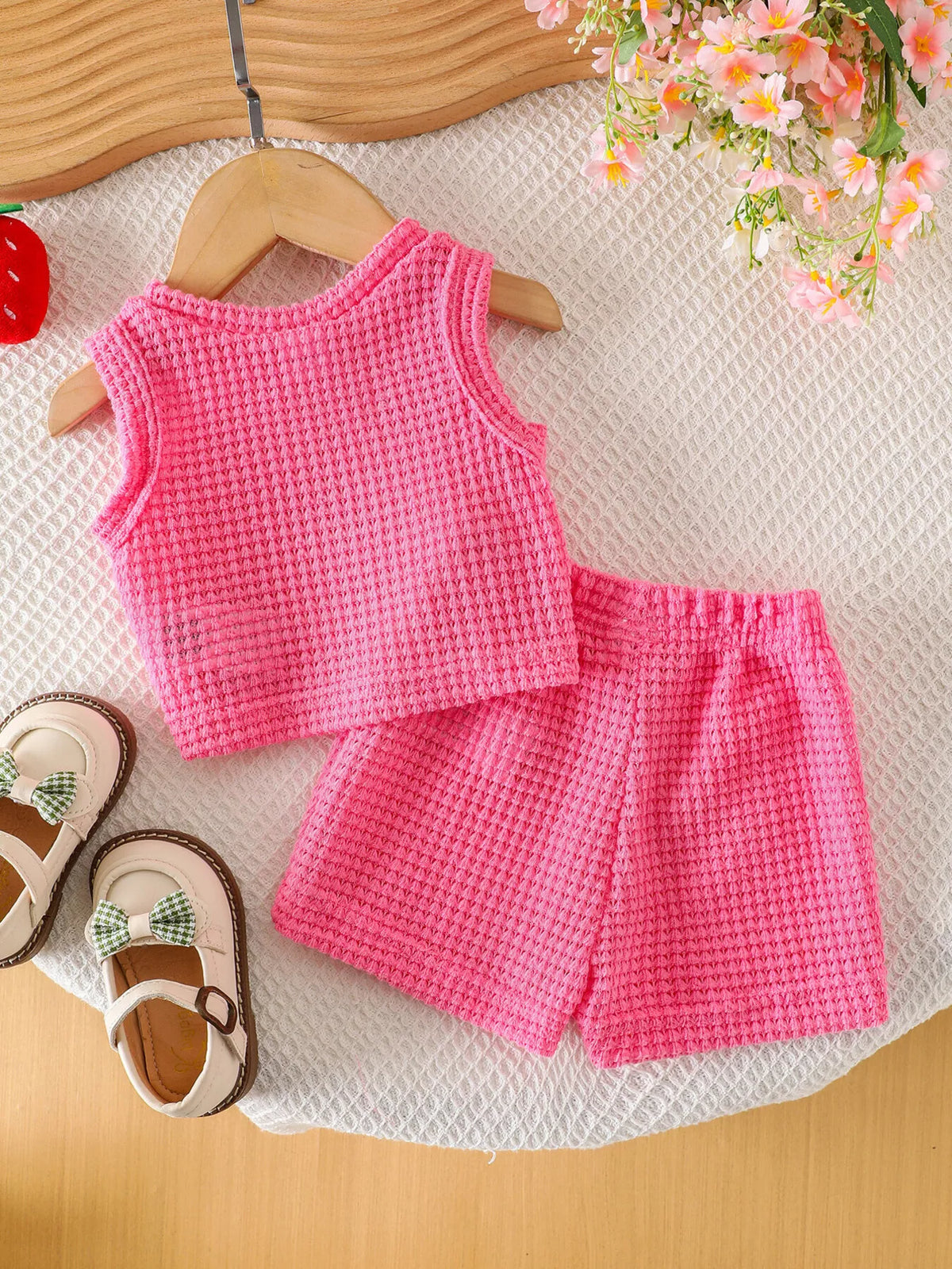 Children's Strawberry Tank & Shorts Set