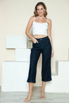 Judy Blue Sawyer Side Seam Braid Detail Crop Wide-Leg Jeans — product view 7