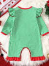 Storybook Christmas-Themed Striped Snap-Leg One-Piece — product view 14