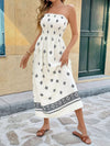 Maren Smocked Tube Midi Dress — product view 5