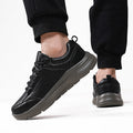 Men's British-Style Microfiber Leather Low-Top Sneakers | Round Toe Casual & Sports Shoes | EU 39–48