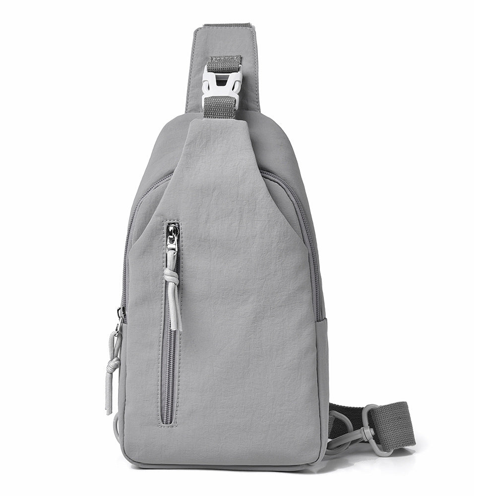 Women's Nylon Crossbody Bag – Compact Chest Pack | Casual Streetwear Shoulder Bag