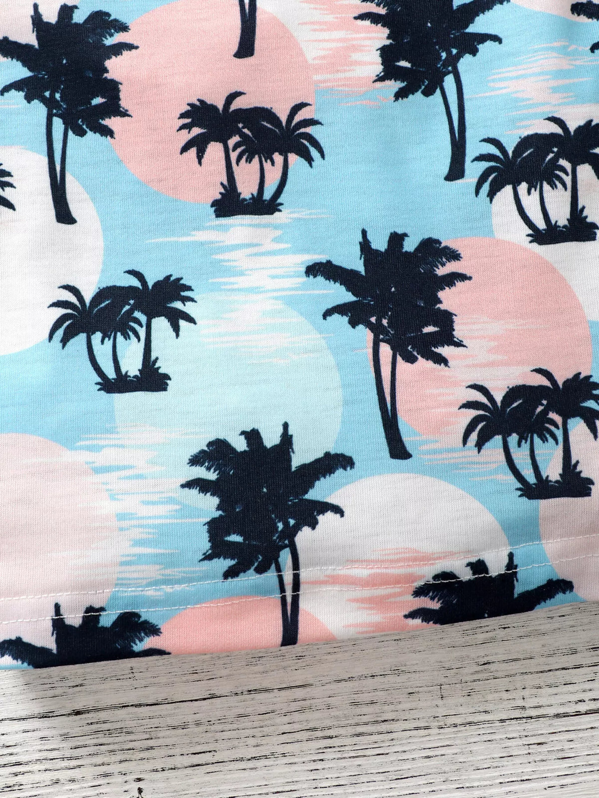 Tropical Palm Tee & Shorts Set