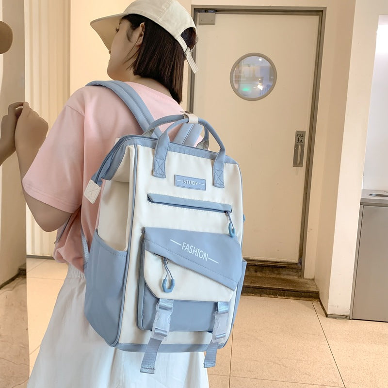 High-Capacity Nylon Backpack for College Students – Lightweight & Stylish