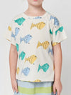 Clover Club Fish Print Crewneck T-Shirt — product view 1