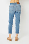 Judy Blue Sawyer Cuffed Hem Slim Jeans — product view 5