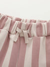 Sunny Days Striped Elastic Waist Shorts — product view 3