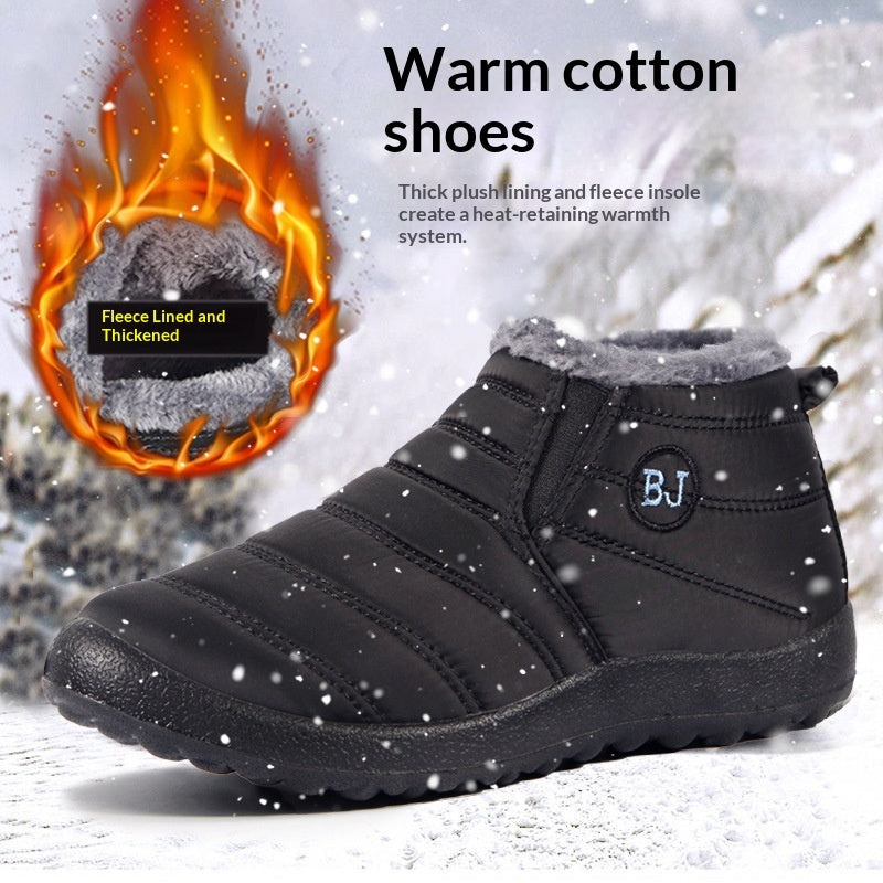 Warm Padded Slip-On Ankle Boots