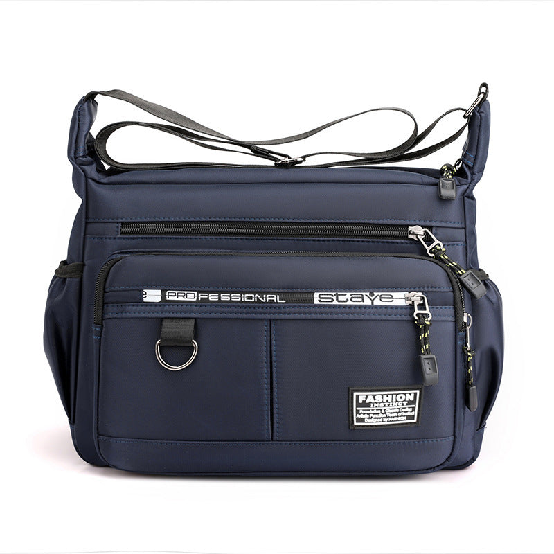 Men's Crossbody Bag Business Travel Shoulder Bag - Oxford Fabric