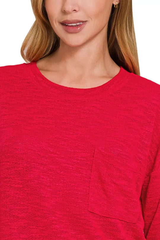 Another view: Slub Hacci Long Sleeve T-Shirt
