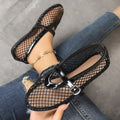 Women's Breathable Mesh Ballet Flats - Round Toe Slip-On Casual Shoes