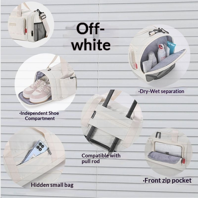 Compact Lightweight Travel Organizer Bag - 36-55L High Capacity Carry-On Luggage