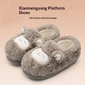 Fuzzy Indoor Slippers for Couples – Non-Slip TPR Sole, Faux Fur Lining, Coral Fleece Upper | Unisex House Shoes