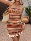 Dahlia Geometric Pattern Tube Mini Dress — product view 1