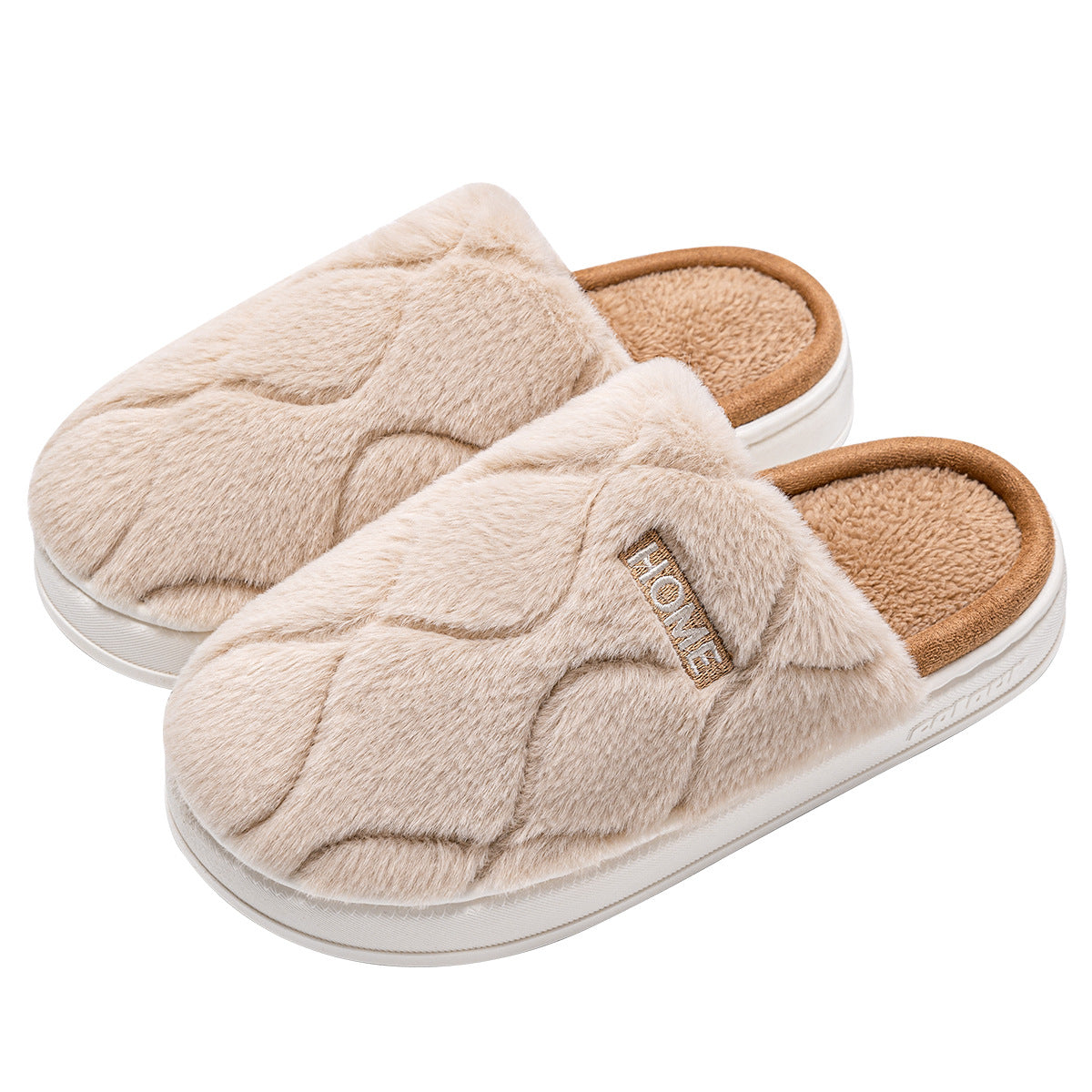 Women's Plush Slippers – Ultra-Soft Fleece Indoor House Shoes with Anti-Slip Sole