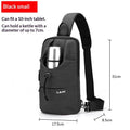Men's Large Capacity Crossbody Chest Bag - Waterproof Oxford Cloth Cycling Sling Bag by Sarah Express