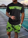 Sunset Palms Tee & Shorts Set — color or detail view 4