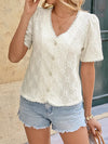 Isla Button-Up Short-Sleeve Shirt — product view 3