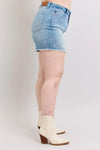 Judy Blue Lennox High-Rise Western Embroidery Detail Cut Off Denim Shorts — product view 15
