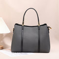 Sophisticated Women's Tote Bag - Premium PU Leather Commuter Handbag with Double Straps