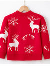 Moonbeam Reindeer & Snowflake Knit Sweater — product view 2