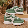 Women's Chunky Platform Sneakers - Casual Lace-Up Shoes